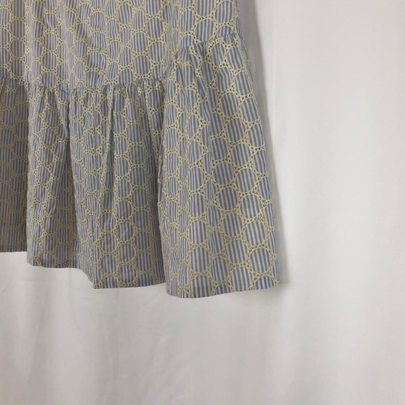 J.Crew striped eyelet lace yolked miniskirt NWT 2 - Picture 13 of 14